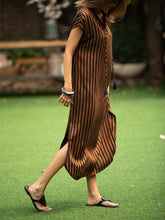 Load image into Gallery viewer, Casual Fashion V-neck Shirt Dress
