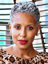 Load image into Gallery viewer, Gray Personality Small Curly Short Wig
