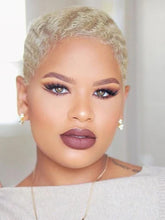 Load image into Gallery viewer, Blonde Curly Hair Super Short Natural Synthetic Hair
