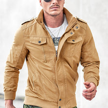 Load image into Gallery viewer, Aviator Air Force Jacket Cotton Jacket Casual Temperament Men&#39;s Jacket
