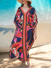 Load image into Gallery viewer, Color Matching Fashion Vacation Women's Dress
