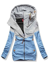 Load image into Gallery viewer, High Neck Casual Hooded Top
