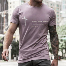 Load image into Gallery viewer, Plus Size Cross Street Printing Men's Tops

