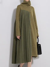 Load image into Gallery viewer, Autumn and winter fashion warm woolen long dress
