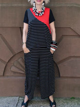 Load image into Gallery viewer, Cotton Short Sleeves Loose Women's Suits

