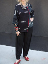 Load image into Gallery viewer, Ladies Fashion Casual Design Top And Cotton Comfortable Pants Suit
