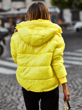 Load image into Gallery viewer, Fashion Short Warm Hooded Cotton Jacket
