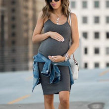 Load image into Gallery viewer, Casual Home Knit Cool Maternity Dress
