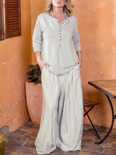 Load image into Gallery viewer, Cotton Long Sleeves Loose Women's Suits
