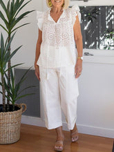 Load image into Gallery viewer, Fashion Hollow Sleeveless Top And Pants Two-Piece Women's Clothing
