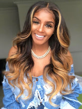 Load image into Gallery viewer, Gradient Mixed Color Big Wave Wig
