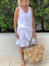 Load image into Gallery viewer, Sleeveless Cotton And Linen Simple Women's Dress
