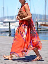 Load image into Gallery viewer, Bohemian Print Suspender Dress
