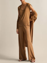 Load image into Gallery viewer, Comfortable Solid Color Casual Home Ladies Suit
