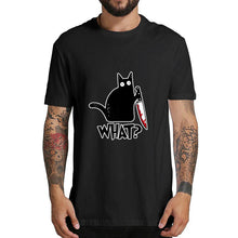 Load image into Gallery viewer, Men's Solid Color Halloween Style Horror T-shirt
