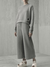 Load image into Gallery viewer, Fashion Long-sleeved Pullover Top and Trousers Women's Suit
