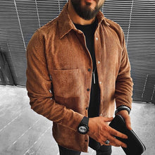 Load image into Gallery viewer, Men's Fashion Casual Retro Corduroy Jacket
