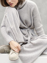 Load image into Gallery viewer, Comfortable Soft Drawstring Long Sleeve Blouse and Pantsuit
