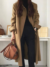 Load image into Gallery viewer, Autumn and Winter Fashion Tailored Woolen Women&#39;s Coat
