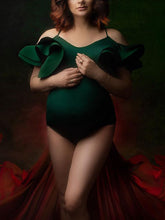 Load image into Gallery viewer, Fashion Sexy Solid Color Down One-piece for Pregnant Women
