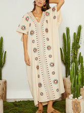 Load image into Gallery viewer, Fashion Embroidery Ethnic Style Women's Dress
