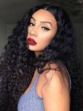 Load image into Gallery viewer, Fashion Big Wave Black Fiber Wig
