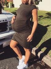 Load image into Gallery viewer, High Stretch Sleeveless Maternity Dress

