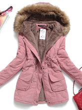 Load image into Gallery viewer, Fashion and Elegant Autumn and Winter Hooded Coat Jacket
