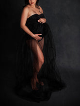 Load image into Gallery viewer, Maternity Elegant Solid Color Lace Photo Bodysuit
