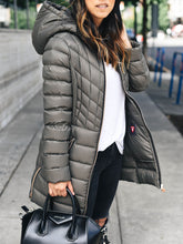 Load image into Gallery viewer, Fashionable Warm Hooded Cotton Jacket
