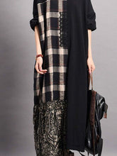 Load image into Gallery viewer, Autumn and Winter Check Dress
