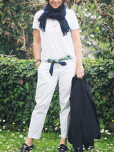 Load image into Gallery viewer, Cotton Round Neck Short Sleeves Women's Suits
