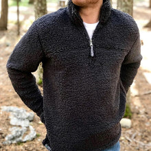 Load image into Gallery viewer, Pure Color Zipper Long Sleeves Keep Warm Men's Tops
