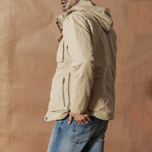 Load image into Gallery viewer, Hooded Field Tooling Multi-Pocket Men's Coat
