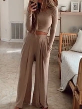 Load image into Gallery viewer, Casual Solid Color Fashion Two-piece Suit
