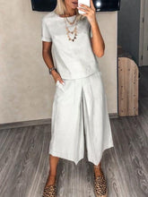 Load image into Gallery viewer, Women's Solid Color Linen Suit
