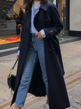 Load image into Gallery viewer, Casual Lapel Trench Coat
