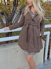 Load image into Gallery viewer, Casual Lace-Up Long-Sleeved Maternity Coats
