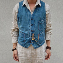 Load image into Gallery viewer, Denim Casual Sleeveless Comfort Men's Vest
