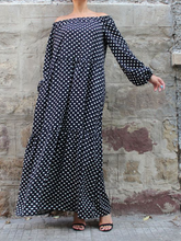 Load image into Gallery viewer, Women's Curb Shoulder Small Love Printed Dress
