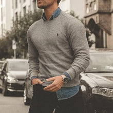 Load image into Gallery viewer, Men's Casual Fashion Round Neck Sweater
