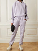 Load image into Gallery viewer, Comfy Hoode Loose Tops And Pants Sport Suit
