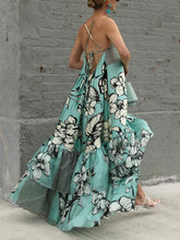 Load image into Gallery viewer, Women's Fashion Printed Halter Strap Dress
