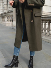 Load image into Gallery viewer, Autumn and Winter Fashion Thick Double-breasted Lapel Wool Coat
