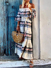 Load image into Gallery viewer, Holiday Casual Printed Long Dress
