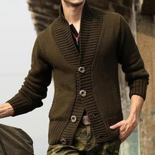 Load image into Gallery viewer, Stand-Up Collar Knitted Sweater
