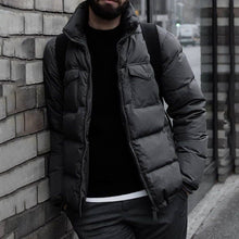 Load image into Gallery viewer, Fashion Solid Color Stand-up Collar Padded Jacket

