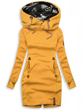 Load image into Gallery viewer, Printed Hooded Sweatshirt Women's Dresses

