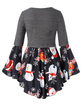 Load image into Gallery viewer, Christmas Snowman Elk Print Women's Top
