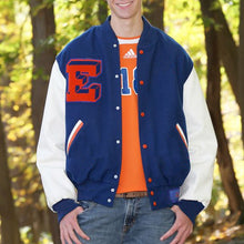 Load image into Gallery viewer, Simple Letters Sports Baseball Uniform Men's Coat
